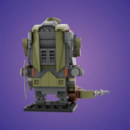 209PCS MOC Doomes Praetor Slayer Armored Warrior Model DIY Model Building Blocks Birthday Toys Gift