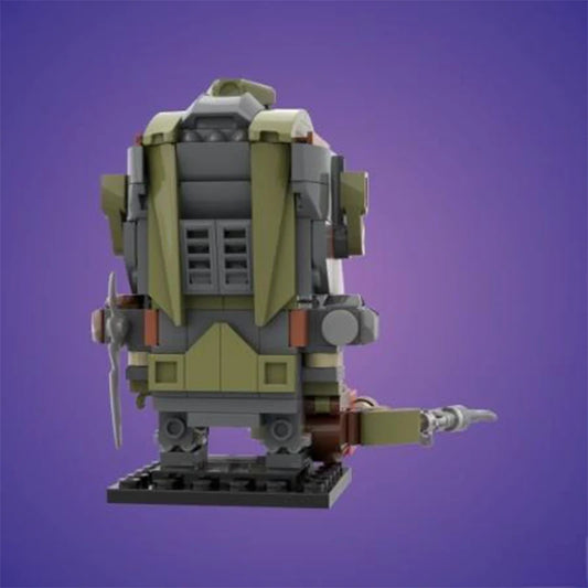209PCS MOC Doomes Praetor Slayer Armored Warrior Model DIY Model Building Blocks Birthday Toys Gift