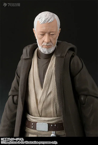 BANDAI Genuine S. H. Figuarts Series Movable Toys Star Wars Series Ben Kenobi，chewie，Han Solo， Anakin Skywalker Movable Model