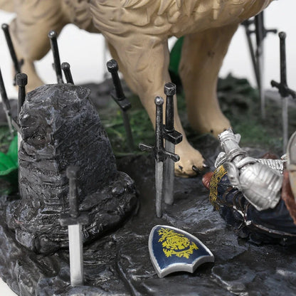 22cm Dark Souls The Great Grey Wolf Sif PVC Collection Model Statue Figure Toy