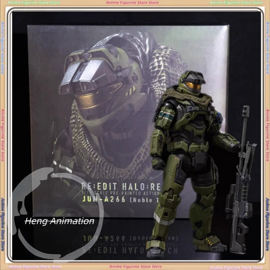 Thousand Value Practice High Quality Halo To Far Star Cycles A266 Sergeant Major Spartan 6 Aristocrat Squad Action Figure Gift