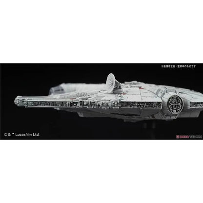 Bandai Original Star Wars Anime Figure VEHICLE MODEL 006 Millennium Falcon Action Figure Toys Model Ornaments Gifts for Children