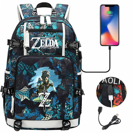 The Legend of Zeldaes Backpack Waterproof Teenagers SchoolBag Large Capacity Travel Bagpack Casual Bookbag Laptop Mochilas Gift