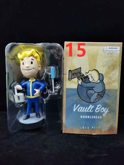 Fallout 4 Vault Boy Generation 7 Dolls Game Action Figure Shaking Cartoon Statue Collectible Toy Ornament Model Kids Toys Gift
