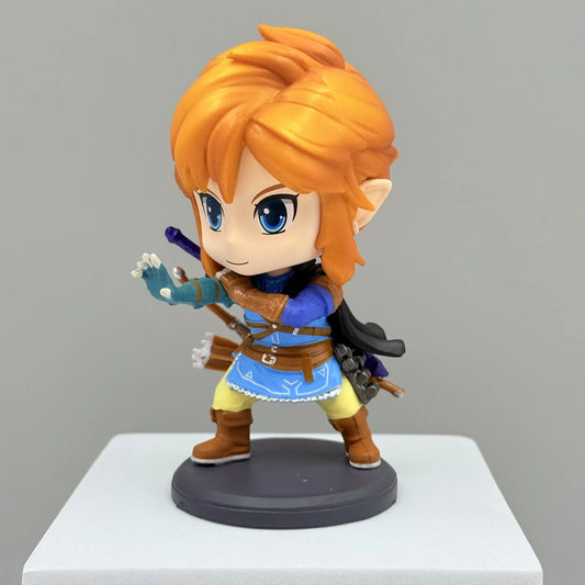 Cartoon Animation Around The Legend of Zelda Q Version of The Sword of Tears in The Sky Model Ornaments Boxed Hand-made.