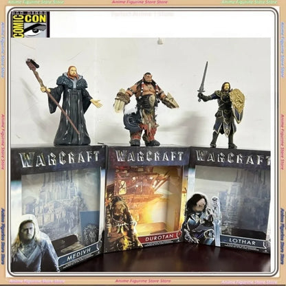 WOW Game World Of Warcraft Anime Figure Durotan Lothar Medivh Action Figures Model Collect Toy Joint Movable Decor Birthday Gift