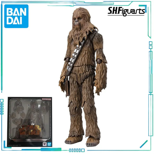 BANDAI Genuine S. H. Figuarts Series Movable Toys Star Wars Series Ben Kenobi，chewie，Han Solo， Anakin Skywalker Movable Model