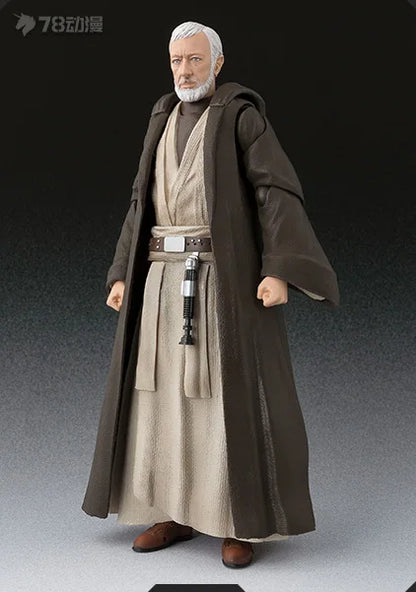 BANDAI Genuine S. H. Figuarts Series Movable Toys Star Wars Series Ben Kenobi，chewie，Han Solo， Anakin Skywalker Movable Model