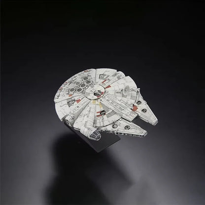 Bandai Original Star Wars Anime Figure VEHICLE MODEL 006 Millennium Falcon Action Figure Toys Model Ornaments Gifts for Children
