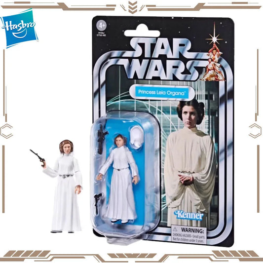 Hasbro Original Star Wars Princess Leia Organa Solo Kenner Action Figure Toys for Boys Girls Gift Collectible Model Ornaments
