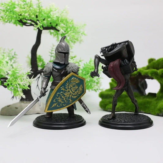 Dark Souls Game - Inspired Knight And Enemy Figurine Model Statue , Must - Have For Fans