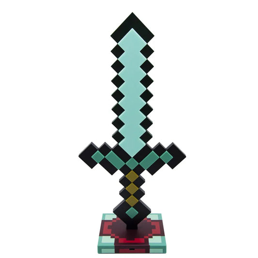 Minecraft sword night light decoration colour changer sword game peripheral gift model table lamp gift for children