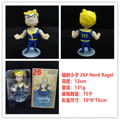 Fallout 4 Vault Boy Generation 7 Dolls Game Action Figure Shaking Cartoon Statue Collectible Toy Ornament Model Kids Toys Gift