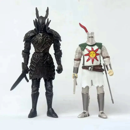 Game Dark Souls Figures Black Knight Artorias Action Figure PVC Movable Collection Solaire of Astora Model Toys for Child's Gift